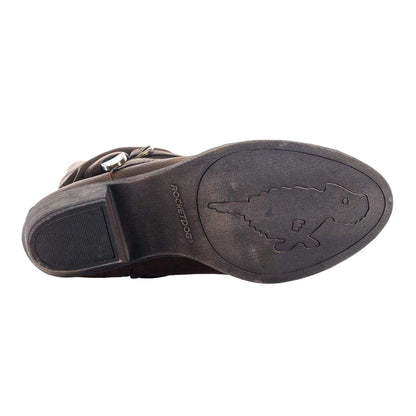 Chocolate - Lifestyle - Rocket Dog Womens-Ladies Sidestep Lewis Faux Leather Boots