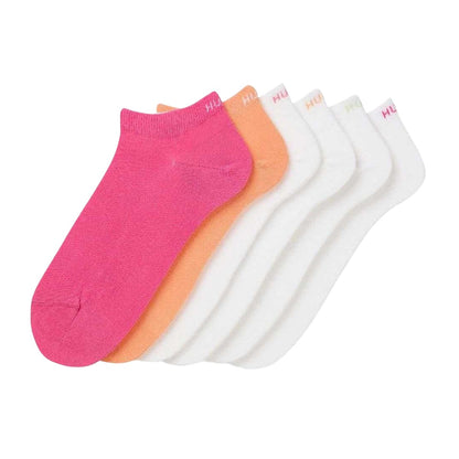 Multicoloured - Back - Hugo Boss Womens-Ladies Ankle Socks (Pack of 6)