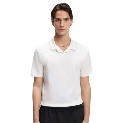 White - Lifestyle - Hugo Mens Dimerspolo Cotton Stretch Polo Shirt