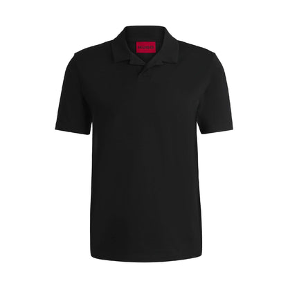 Black - Front - Hugo Mens Dimerspolo Cotton Stretch Polo Shirt