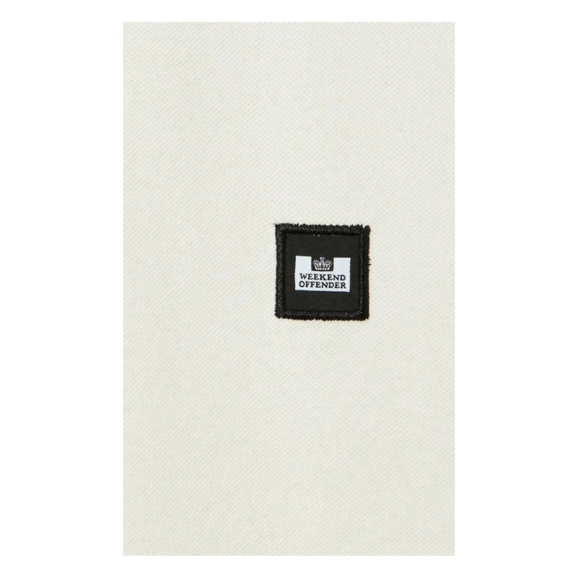 White - Pack Shot - Weekend Offender Mens Vancouver Tipped Polo Shirt