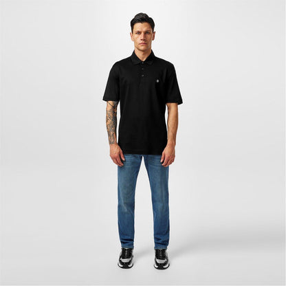 Black - Lifestyle - Boss Mens C-Parris Monogram Polo Shirt