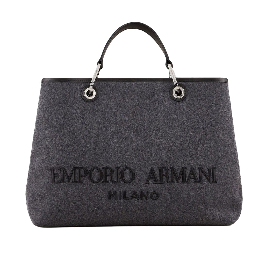 Grey - Front - Emporio Armani Handbag