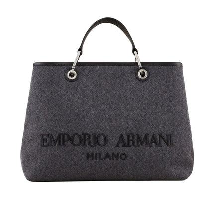 Grey - Front - Emporio Armani Handbag