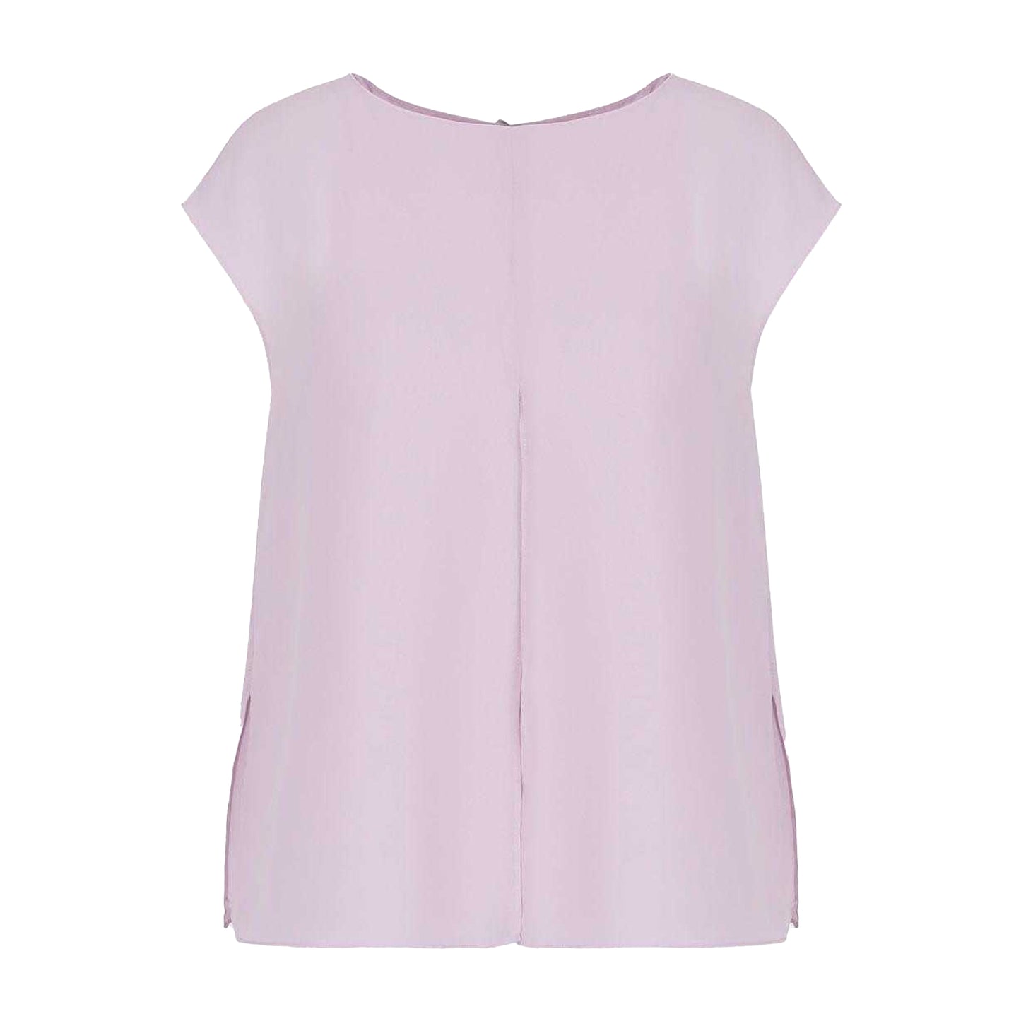 Lilac - Front - Emporio Armani Womens-Ladies Plain Top