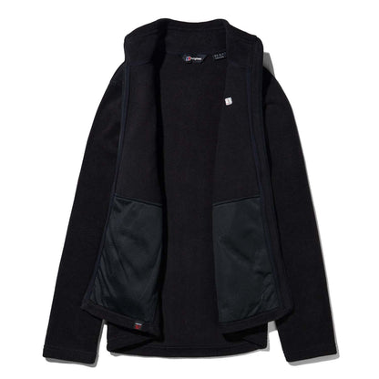 Black - Side - Berghaus Mens Prism InterActive Polartech Fleece Top