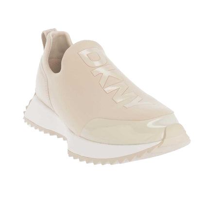 Green - Front - DKNY Womens-Ladies Nallen Slip-on Trainers