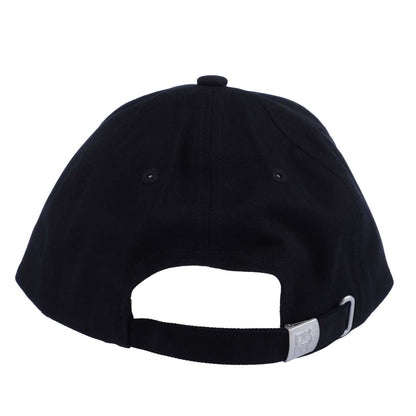 Black-Red - Side - DKNY Logo Cotton Twill Baseball Cap