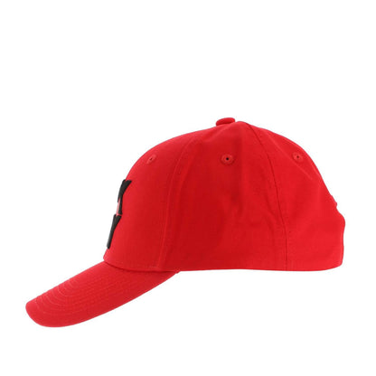 Red-Black - Back - DKNY Logo Cotton Twill Baseball Cap