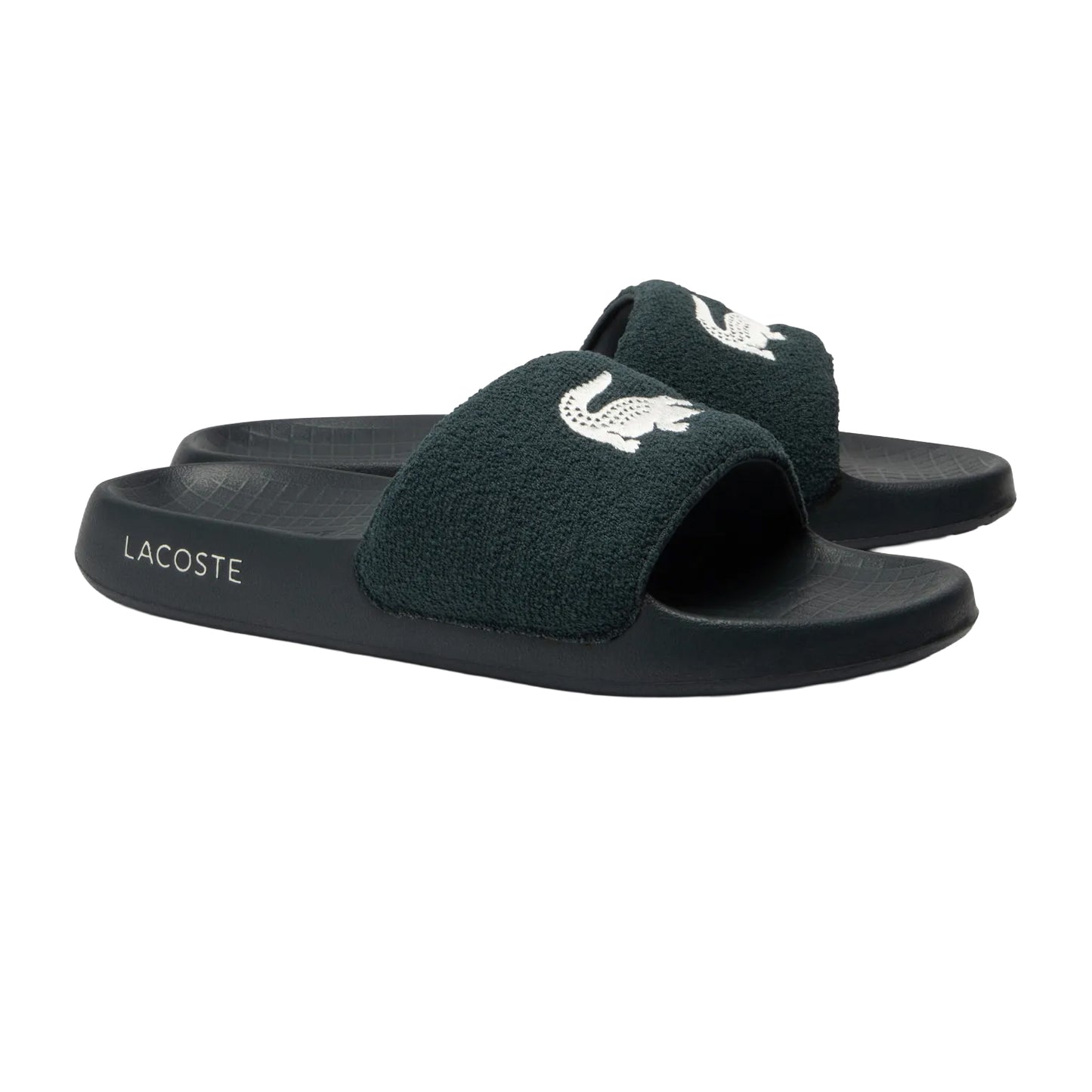 Green - Front - Lacoste Mens Serve 1.0 Sliders
