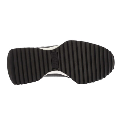 Black-White - Pack Shot - DKNY Womens-Ladies Nivens Lace Up Trainers