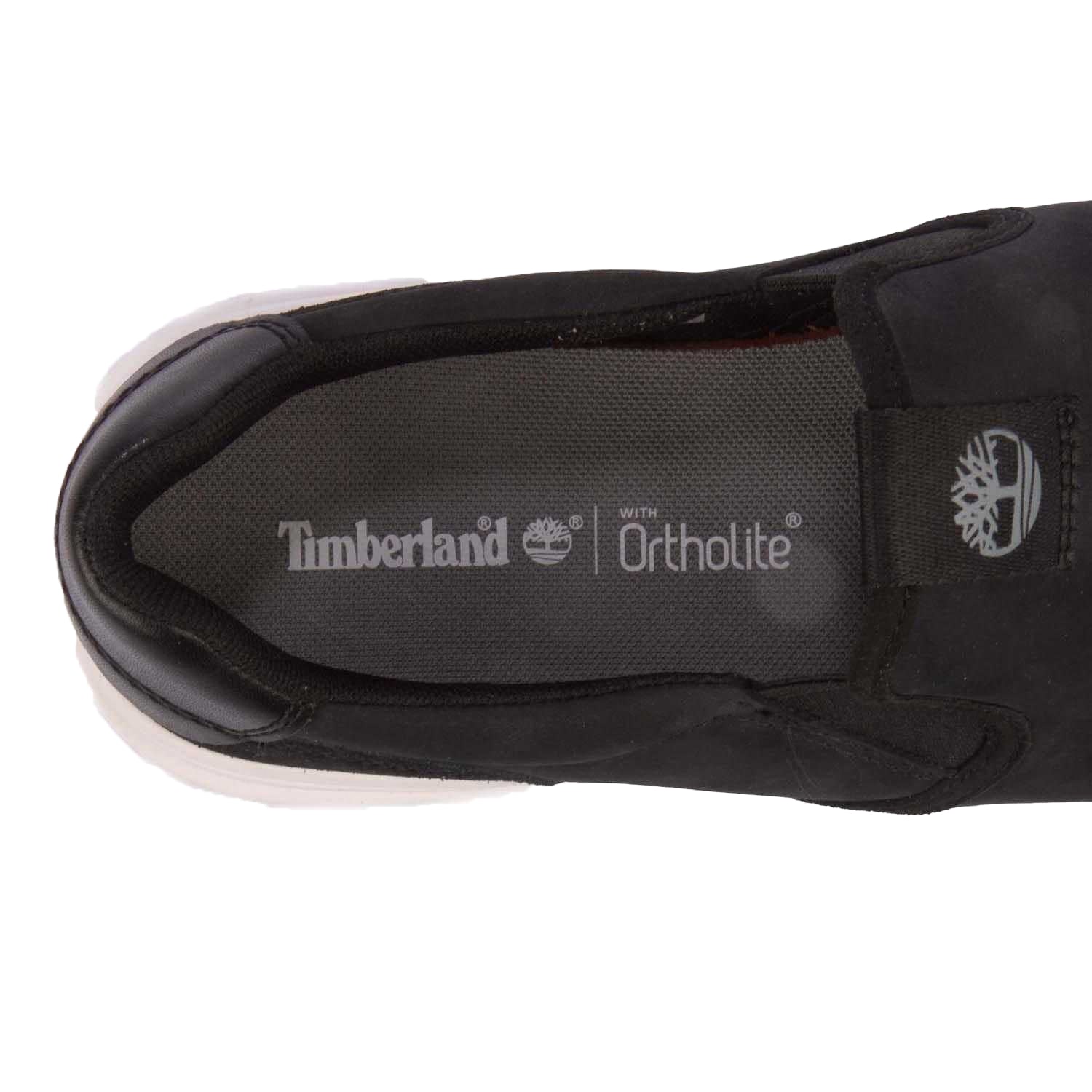 Black - Close up - Timberland Mens Seneca Bay Suede Trainers