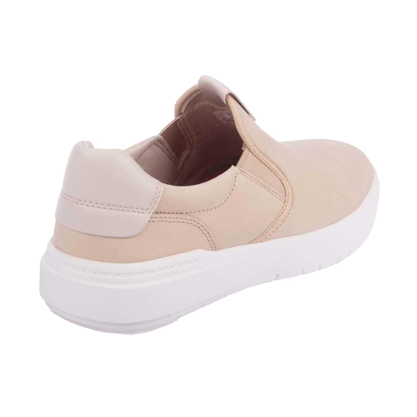 Beige - Back - Timberland Mens Seneca Bay Suede Trainers