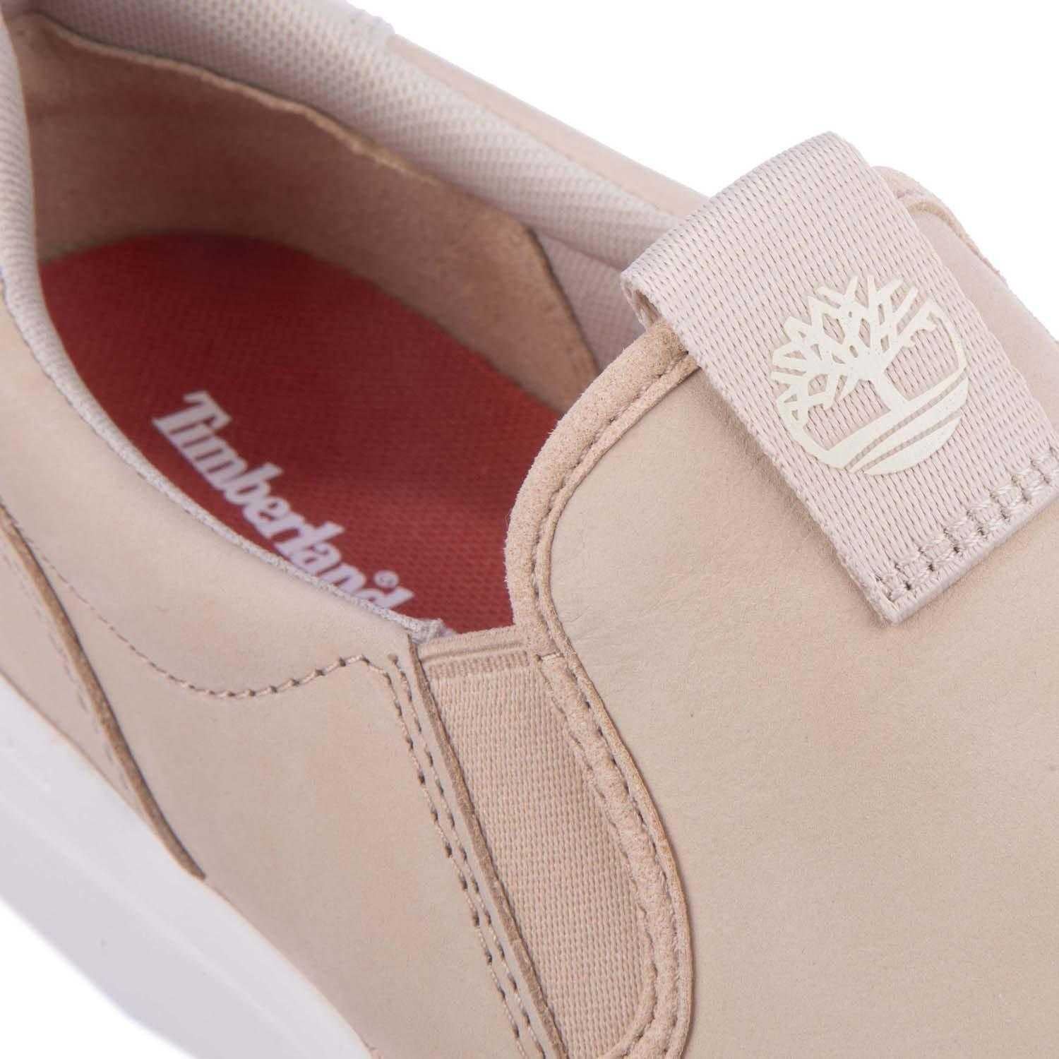 Beige - Pack Shot - Timberland Mens Seneca Bay Suede Trainers