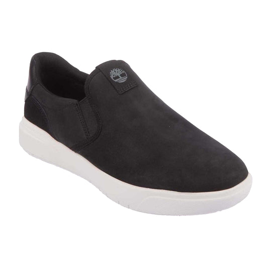 Black - Front - Timberland Mens Seneca Bay Suede Trainers