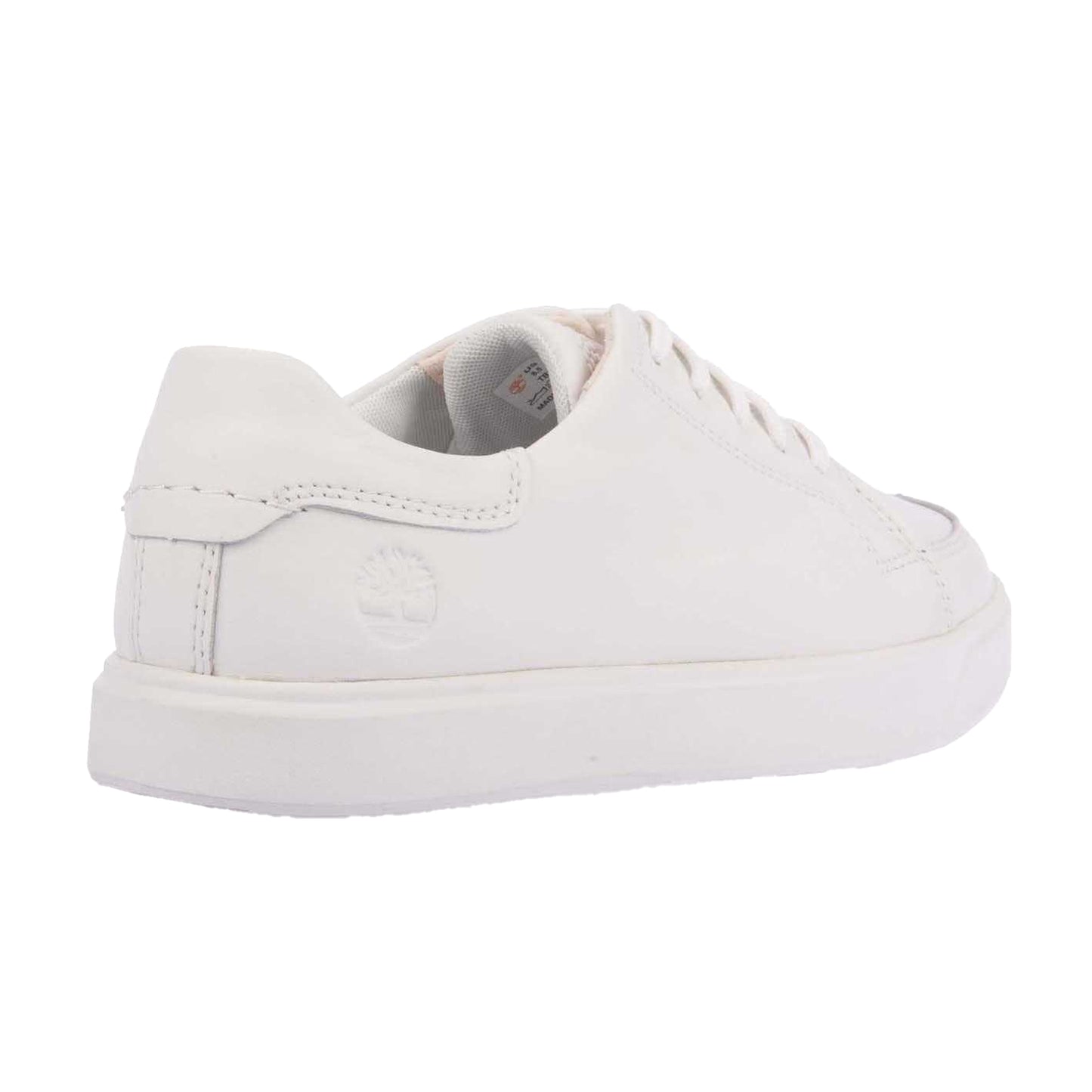 White - Back - Timberland Mens Emerson Street Leather Trainers