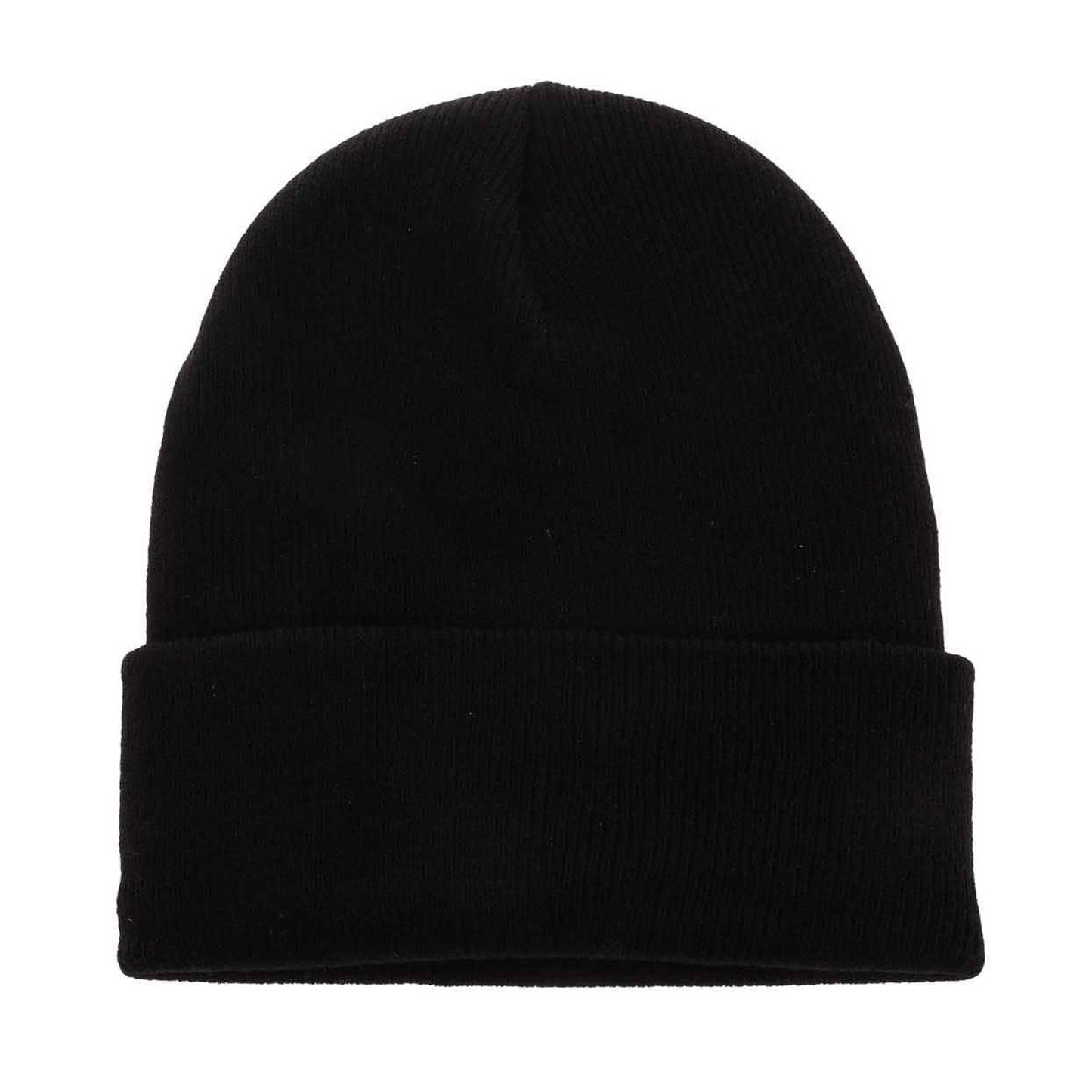 Black - Back - DKNY Logo Knitted Beanie