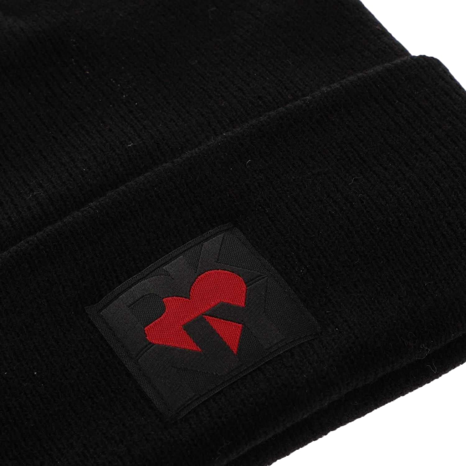 Black - Lifestyle - DKNY Logo Knitted Beanie