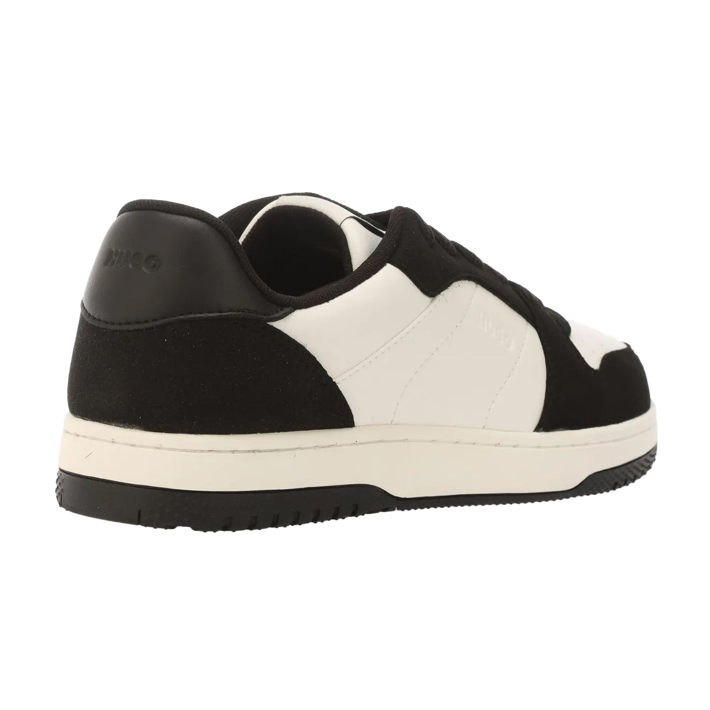 White-Black - Back - Hugo Boss Womens-Ladies Hadrian Tennis Trainers