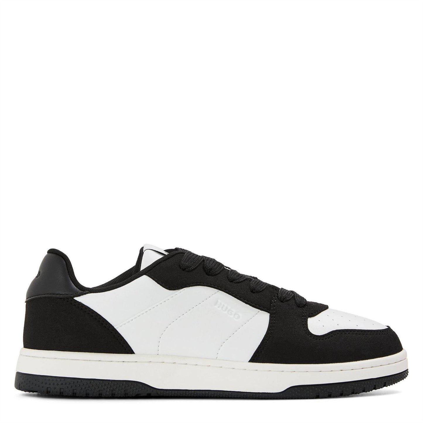 White - Front - Hugo Boss Womens-Ladies Hadrian Tennis Trainers