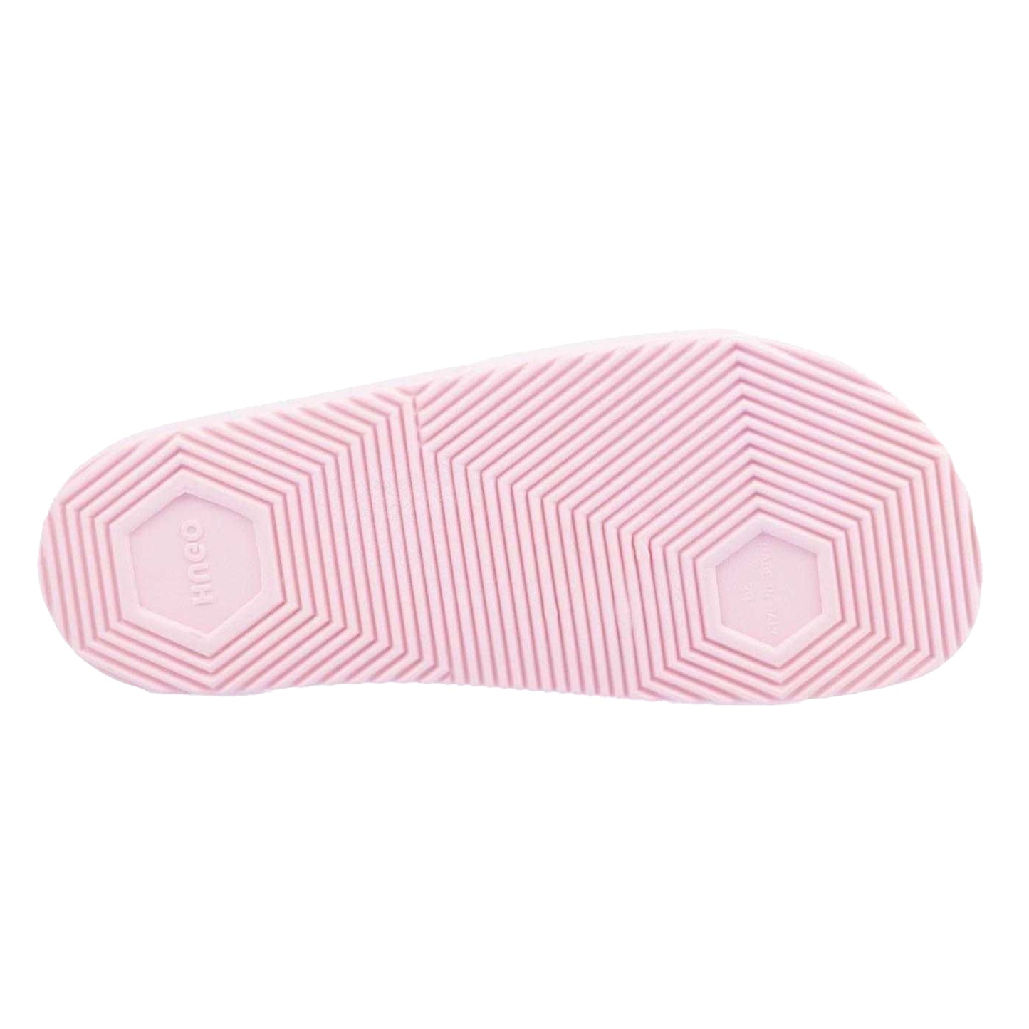 Pink - Side - Hugo Boss Womens-Ladies Timein Sliders