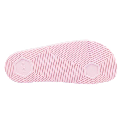 Pink - Side - Hugo Boss Womens-Ladies Timein Sliders