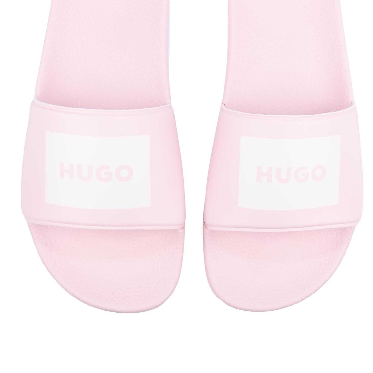Pink - Lifestyle - Hugo Boss Womens-Ladies Timein Sliders