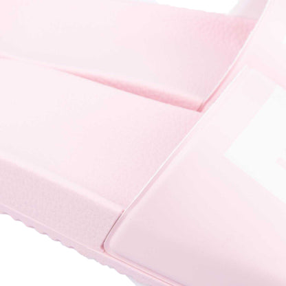 Pink - Close up - Hugo Boss Womens-Ladies Timein Sliders