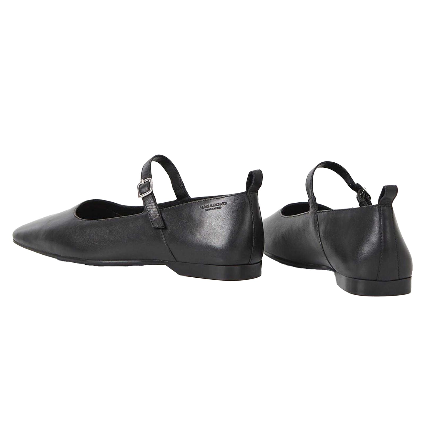 Black - Back - Vagabond Shoemakers Womens-Ladies Delia Leather Mary Janes