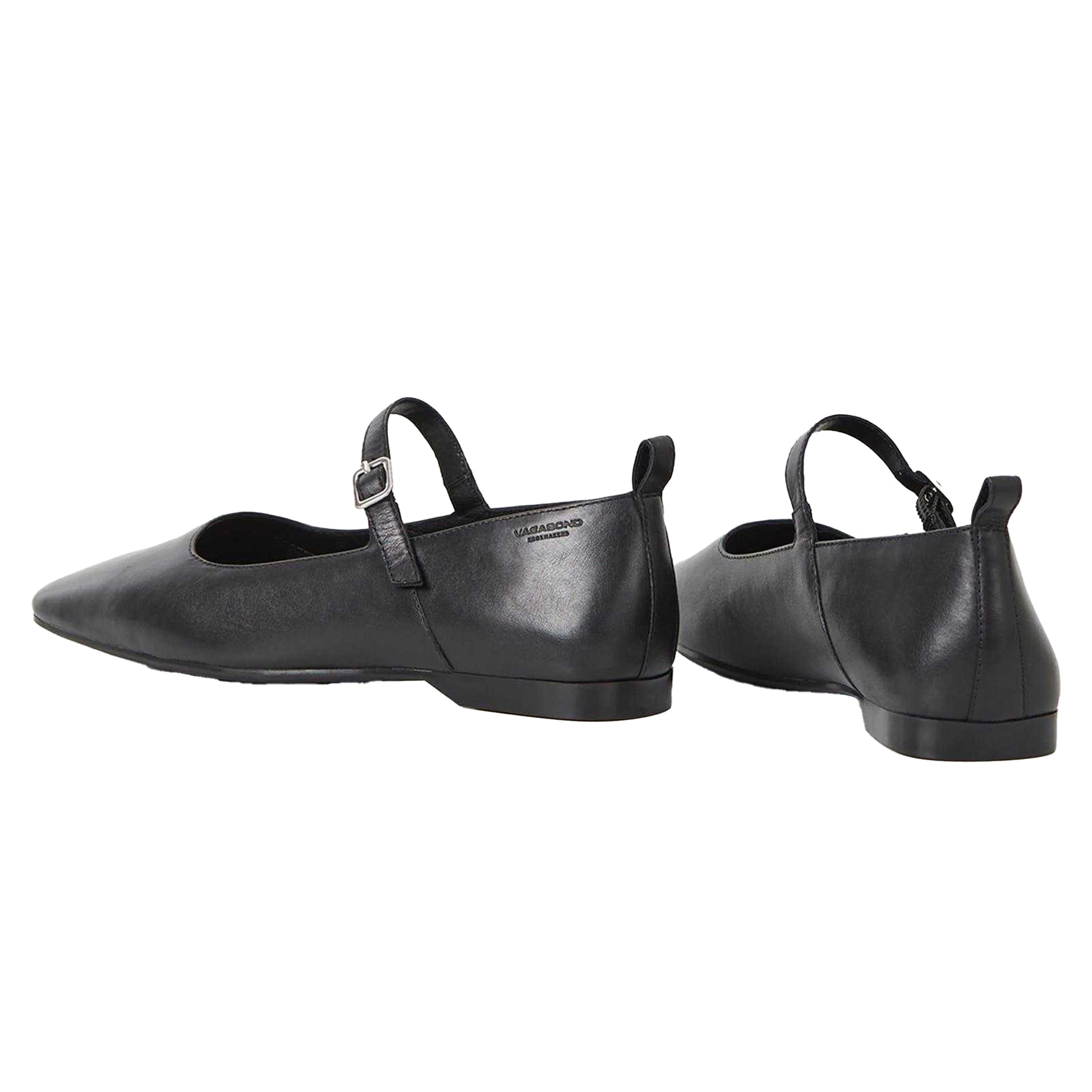 Black - Back - Vagabond Shoemakers Womens-Ladies Delia Leather Mary Janes