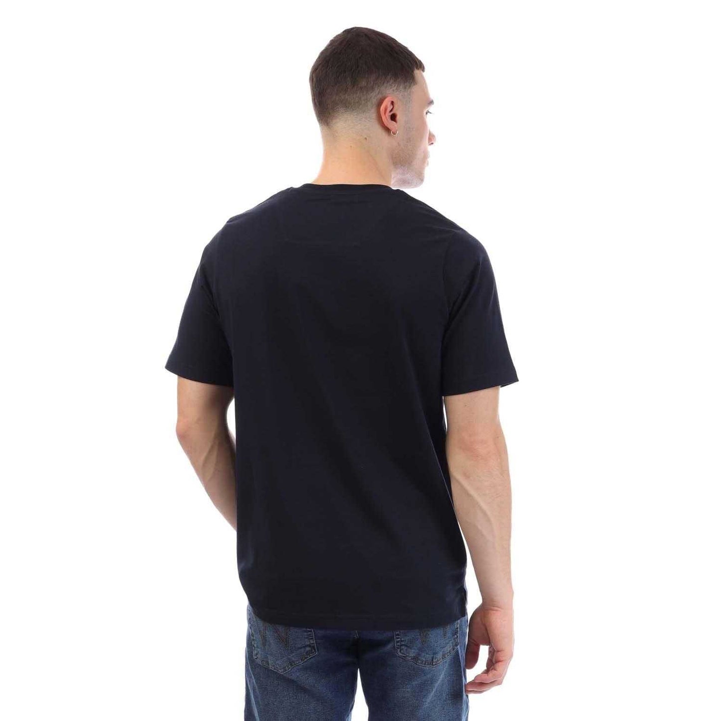 Blue - Back - Cruyff Mens Mauricio T-Shirt