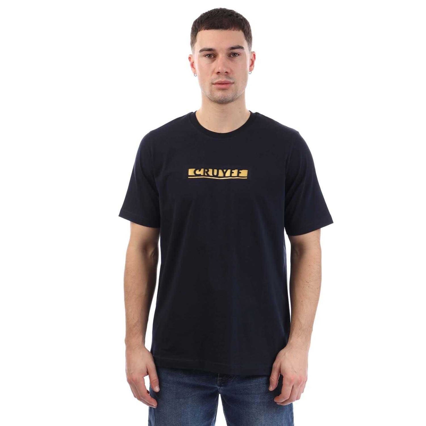 Blue - Front - Cruyff Mens Mauricio T-Shirt