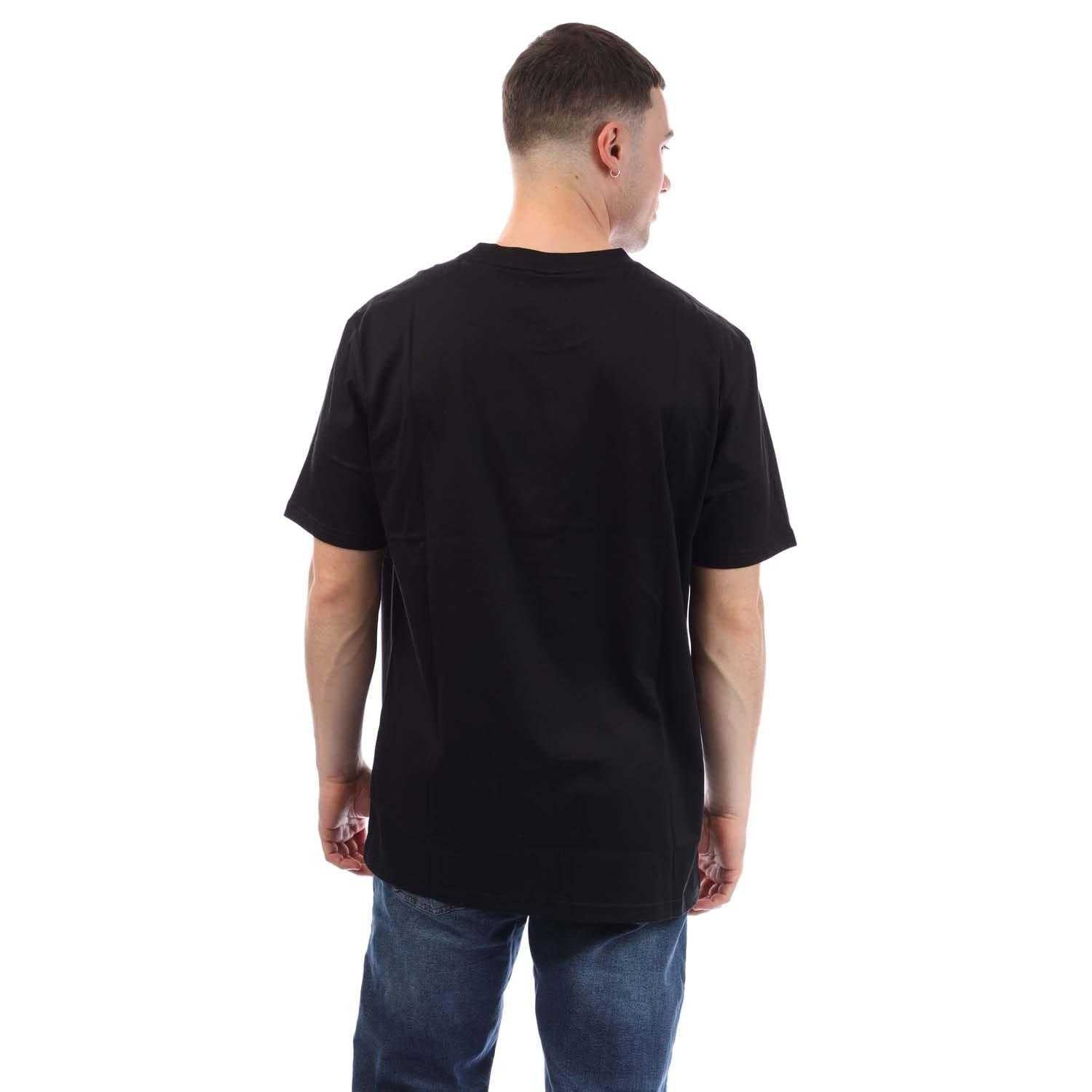 Black - Back - Boss Mens Logo Regular T-Shirt