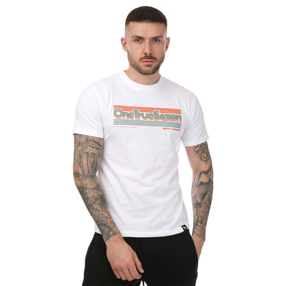 White - Front - One True Saxon Mens Forever T-Shirt