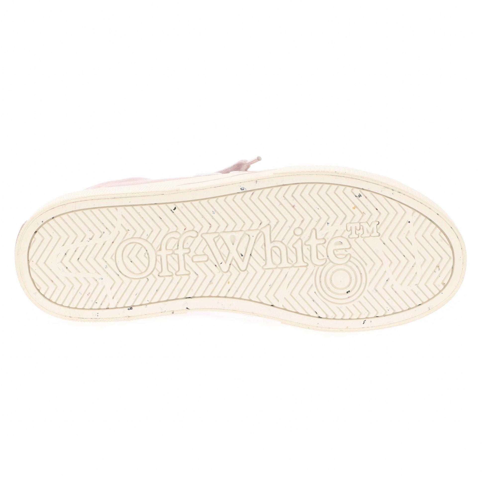 Lilac - Lifestyle - Off White Womens-Ladies Canvas Low Cut Trainers