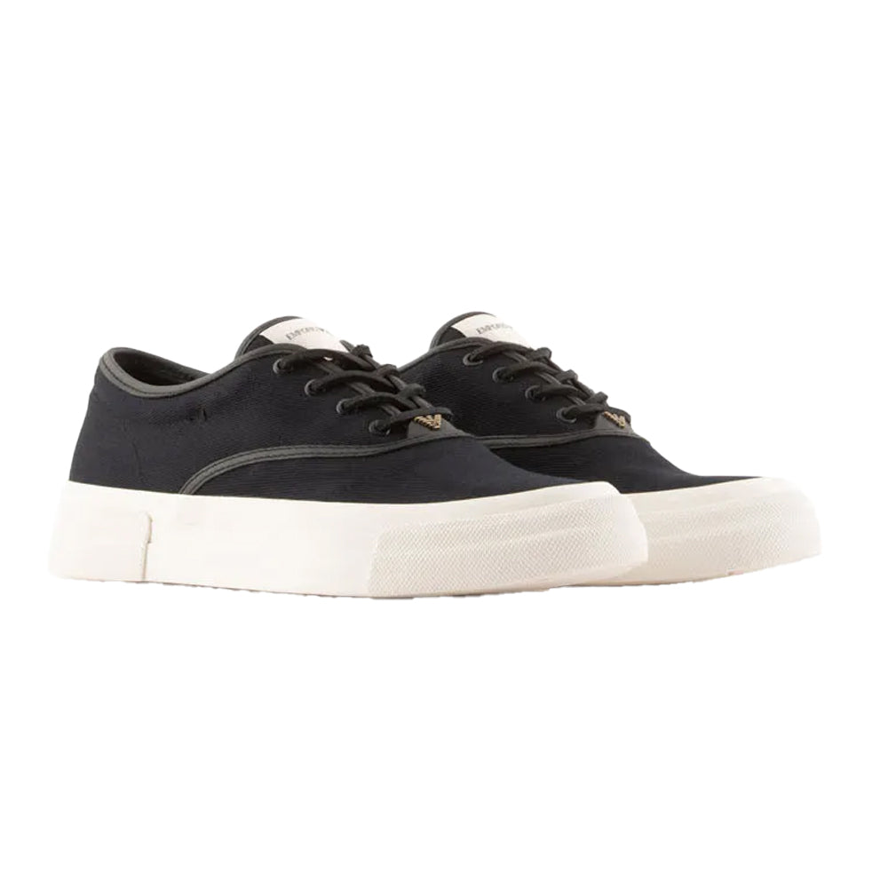 Navy - Lifestyle - Emporio Armani Mens Logo Trainers