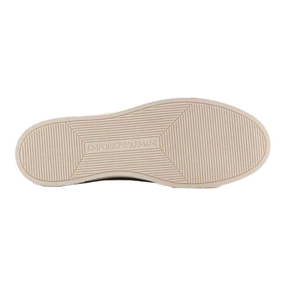 Black - Lifestyle - Emporio Armani Mens Nubuck Slip-on Trainers