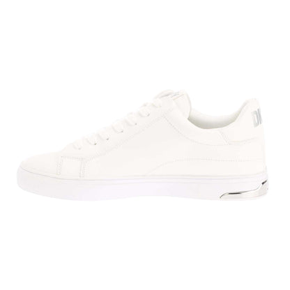 White-Silver - Back - DKNY Womens-Ladies Adira Lace Up Trainers
