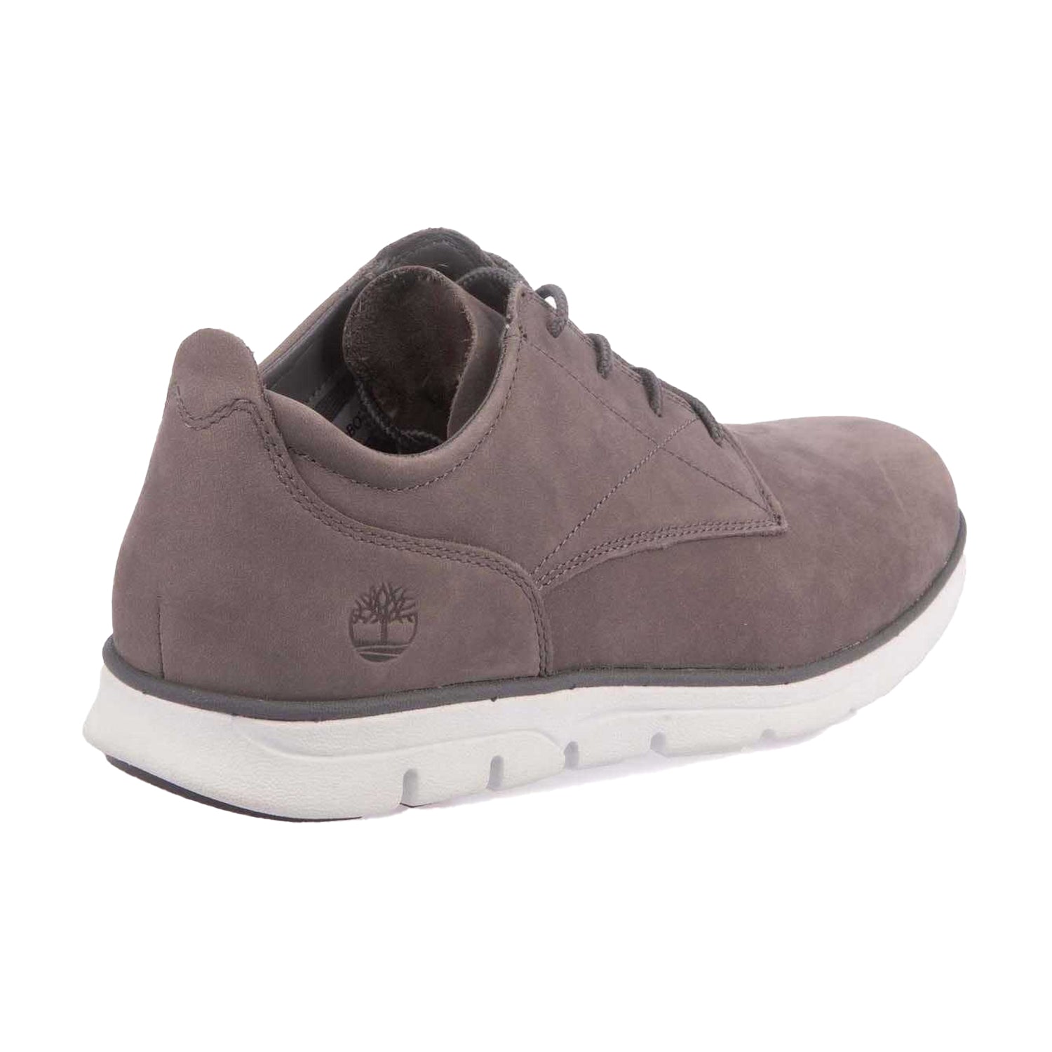 Grey - Back - Timberland Mens Bradstreet Leather Low Cut Trainers