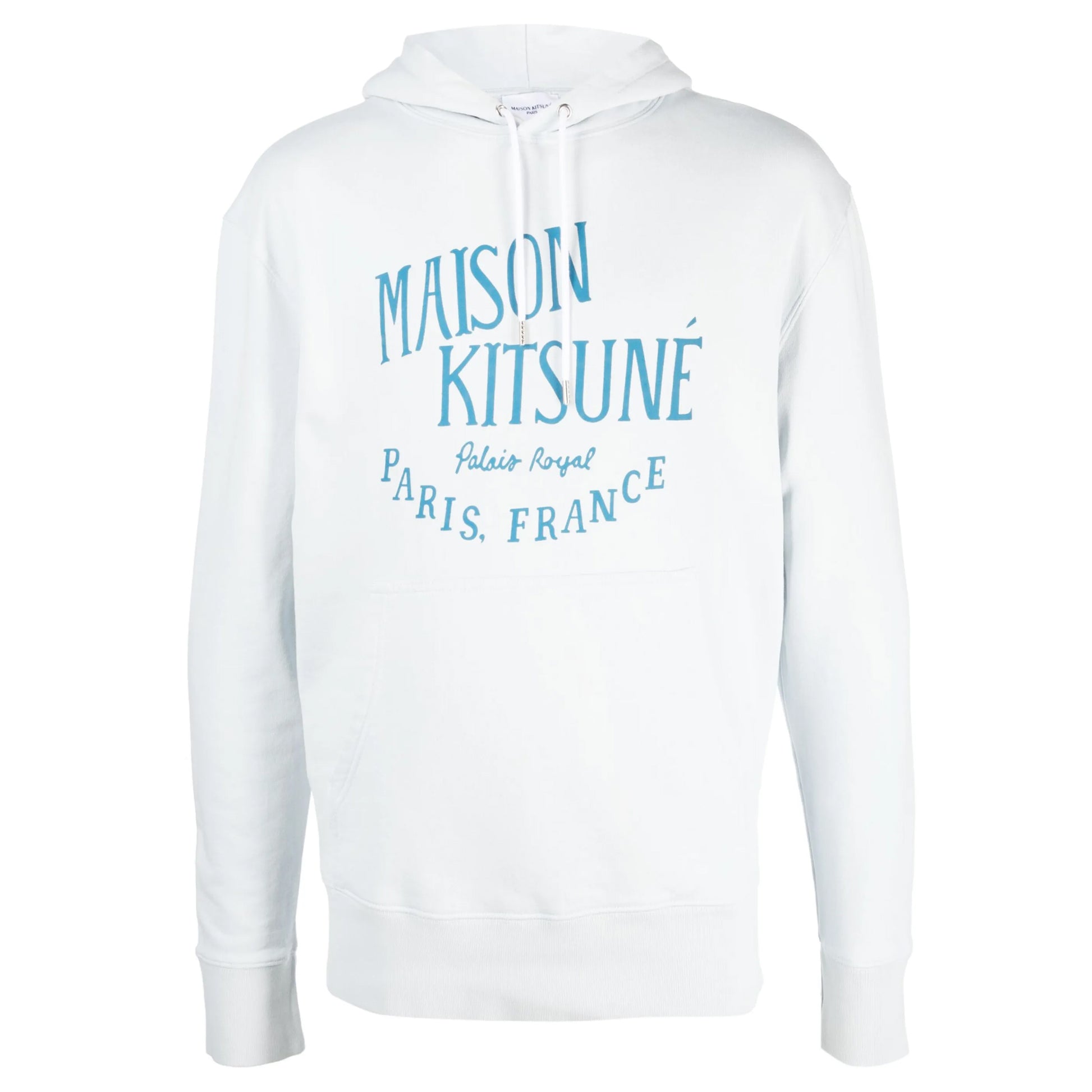Blue - Front - Maison Kitsuné Mens Palais Royal Classic Hoodie