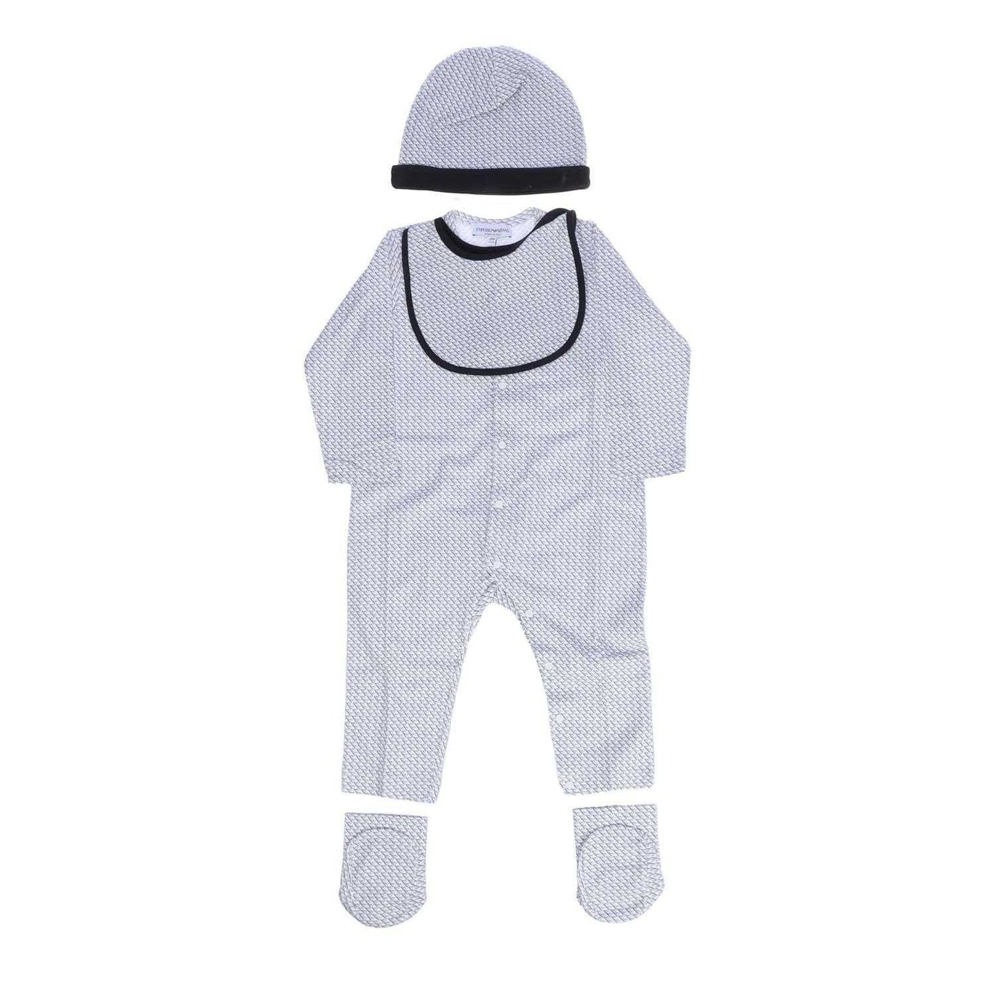 Blue - Front - Emporio Armani Baby Babygrow Set