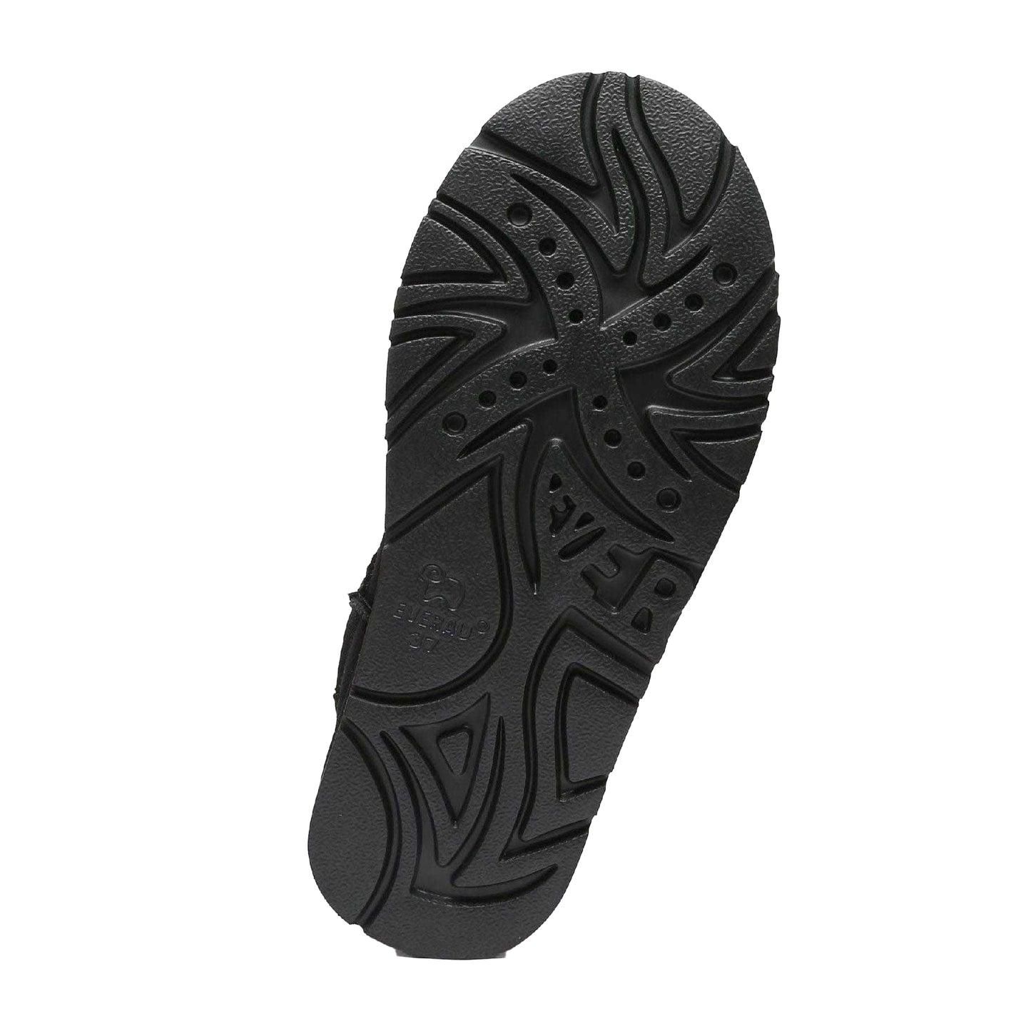 Black - Lifestyle - EverAu Womens-Ladies Quail Leather Slippers