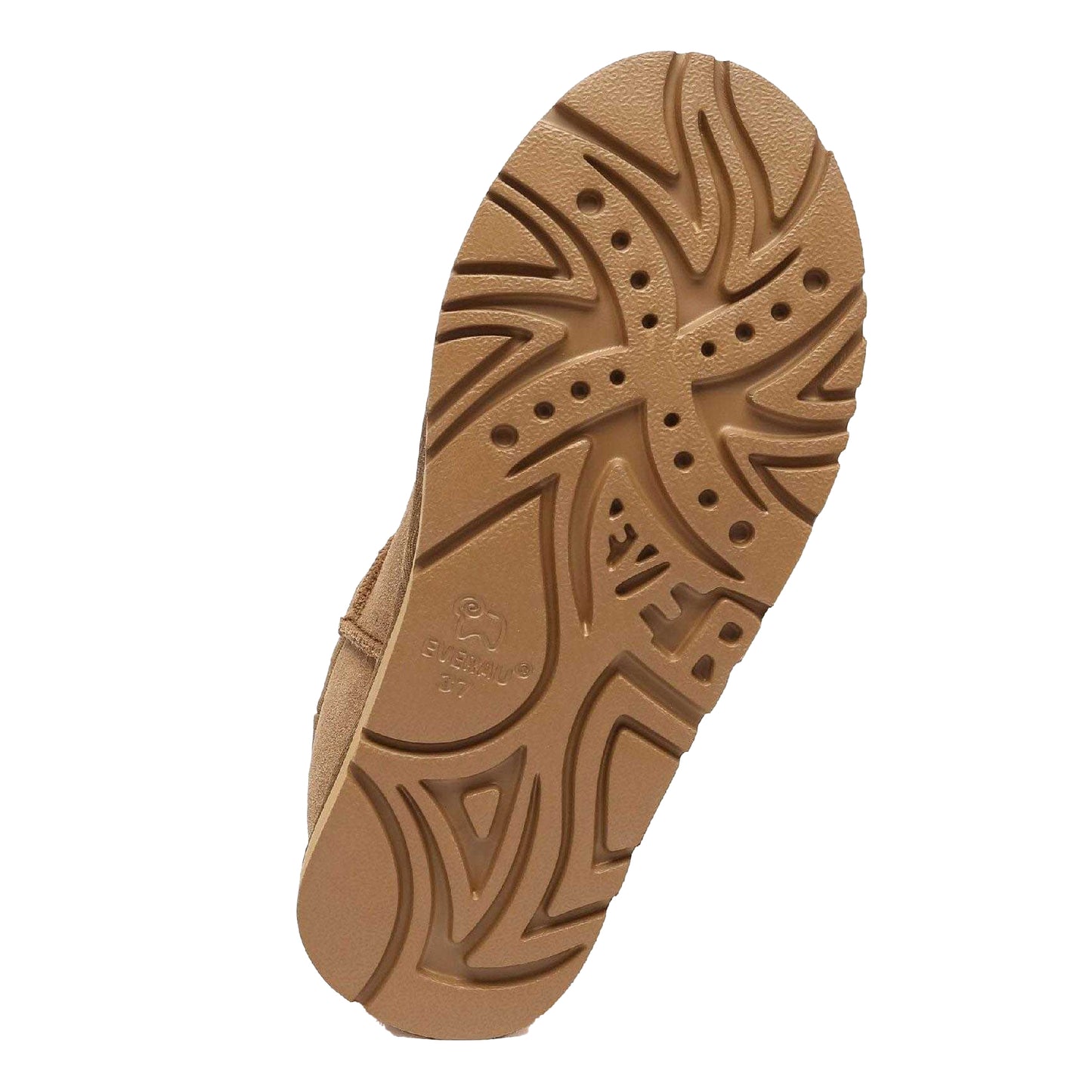 Chestnut - Lifestyle - EverAu Womens-Ladies Quail Leather Slippers