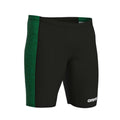 Black-Green - Side - Arena Mens Jammer Abstract Tiles Swim Shorts