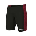 Black-Red - Front - Arena Mens Jammer Abstract Tiles Swim Shorts