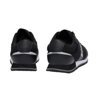 Black - Back - Boss Mens Mesh Parkour Trainers