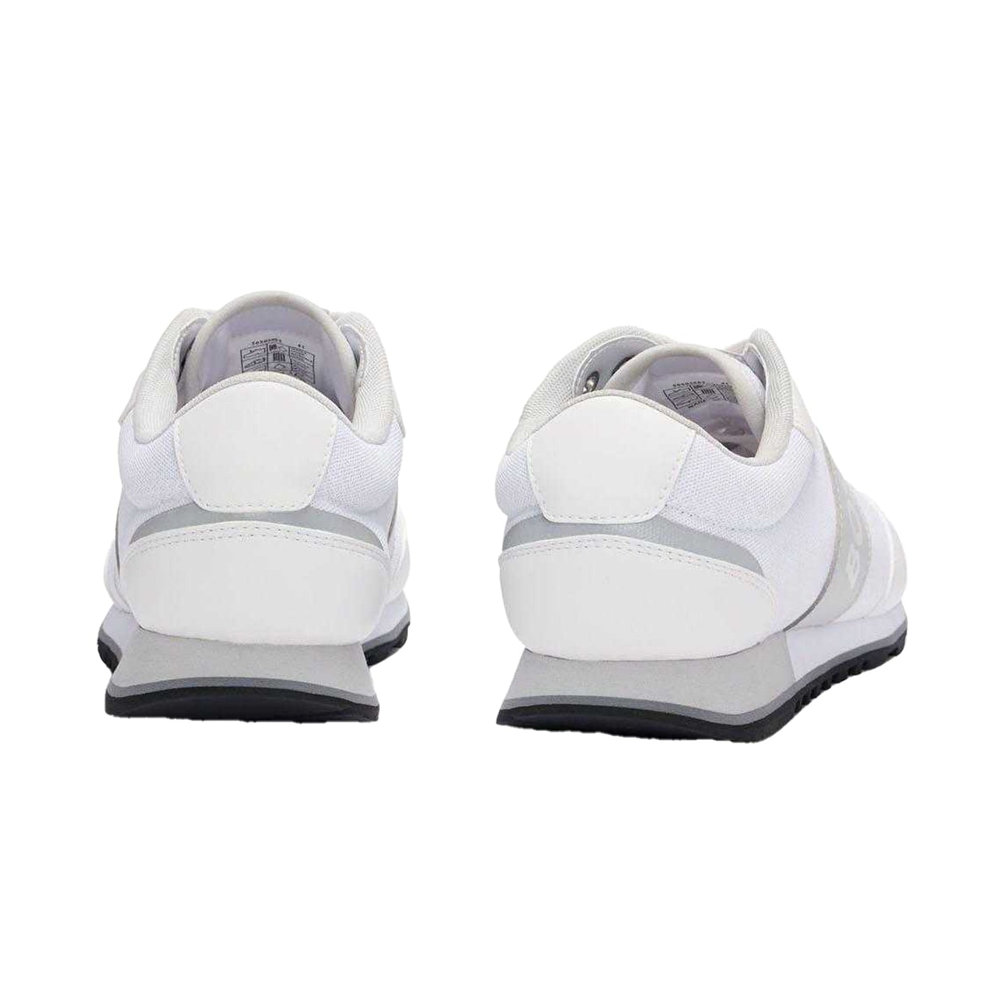 White - Back - Boss Mens Mesh Parkour Trainers