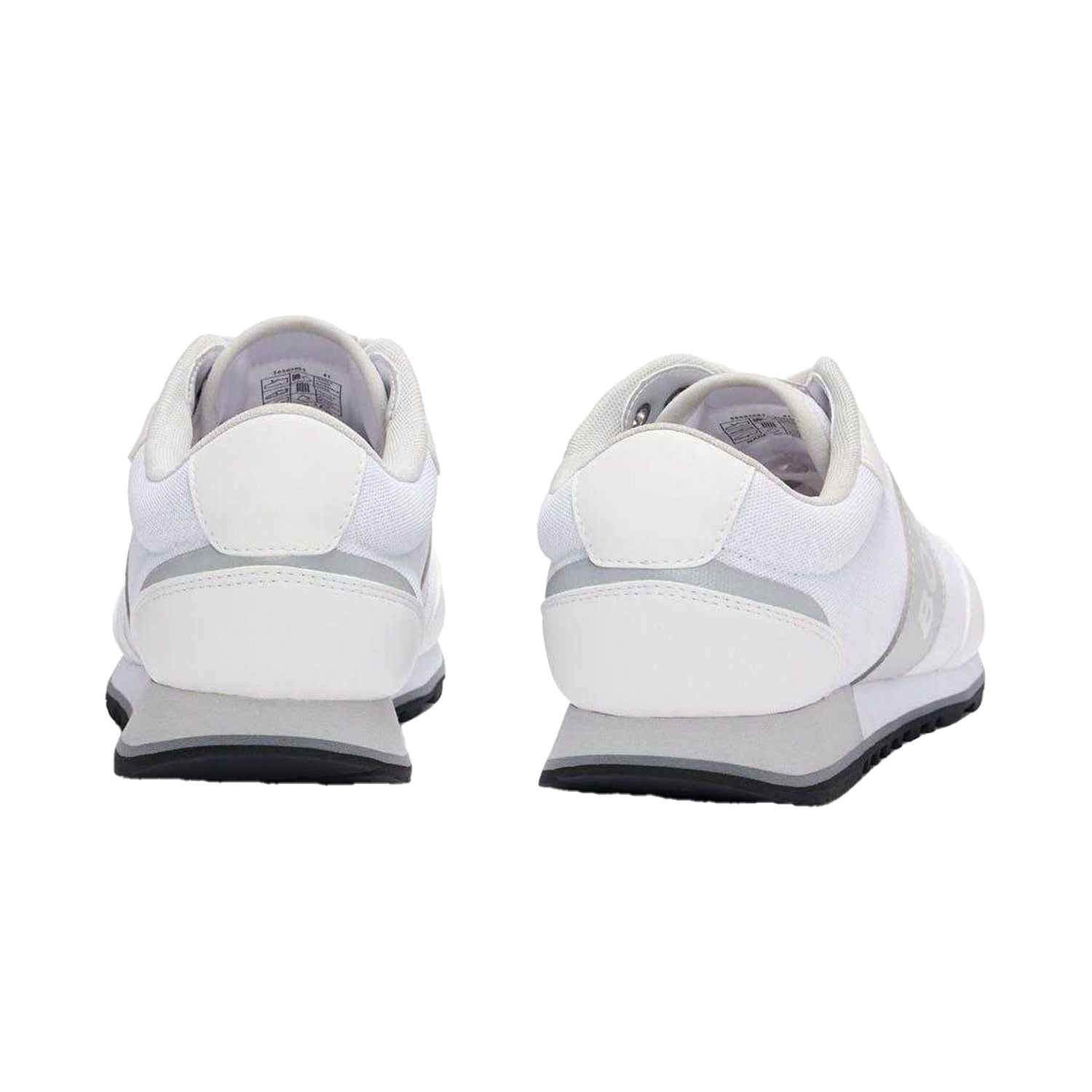 White - Back - Boss Mens Mesh Parkour Trainers