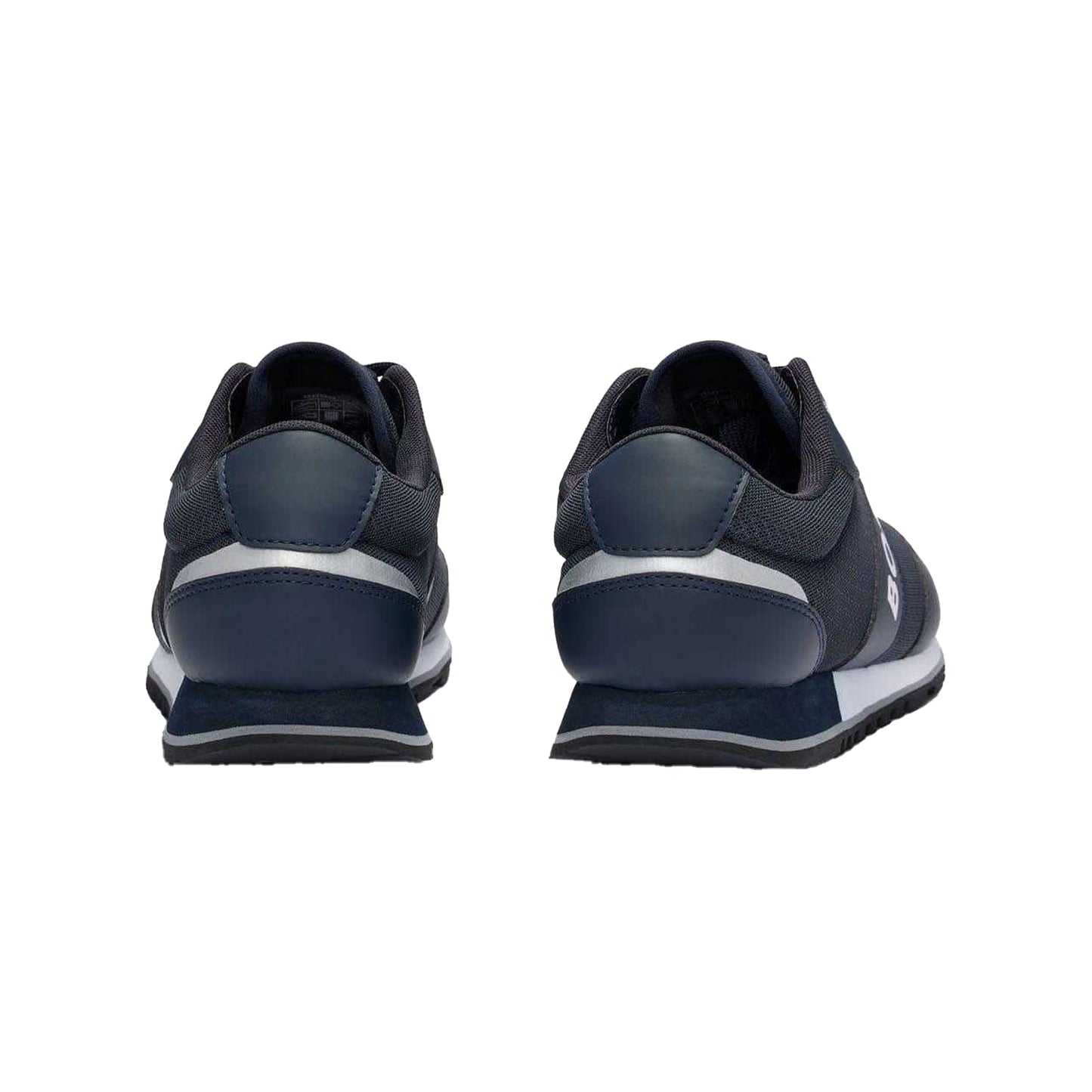 Dark Blue - Back - Boss Mens Mesh Parkour Trainers