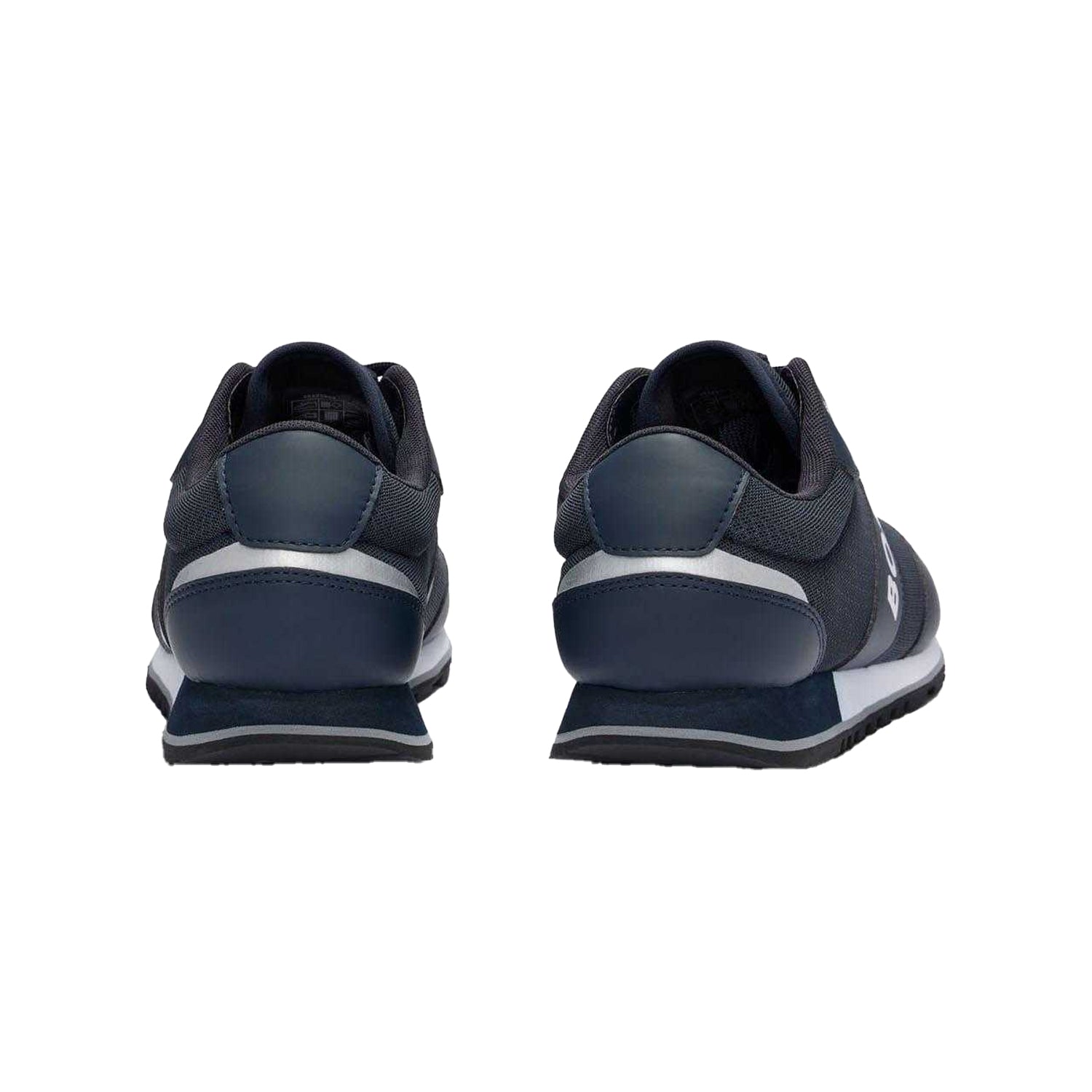 Dark Blue - Back - Boss Mens Mesh Parkour Trainers